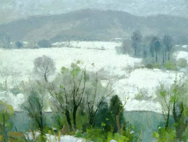 高级色彩,沈行工独特的诗意性油画