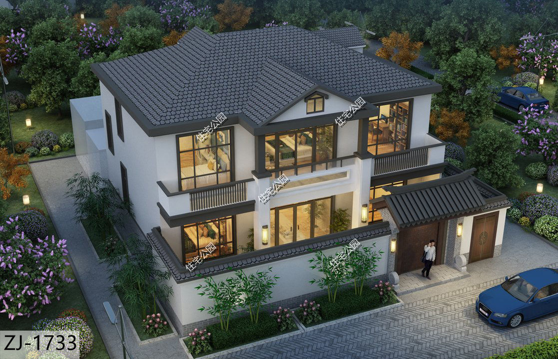 储藏室|10套二层农村别墅图纸,第3套第4套建的人最多,最后一套造价20万