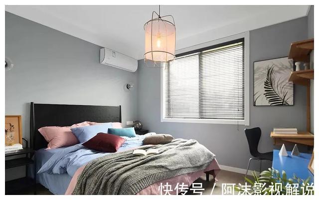 次卧|女生把70㎡顶楼户型,打造成舒适阳光美宅,充满了居住智慧!