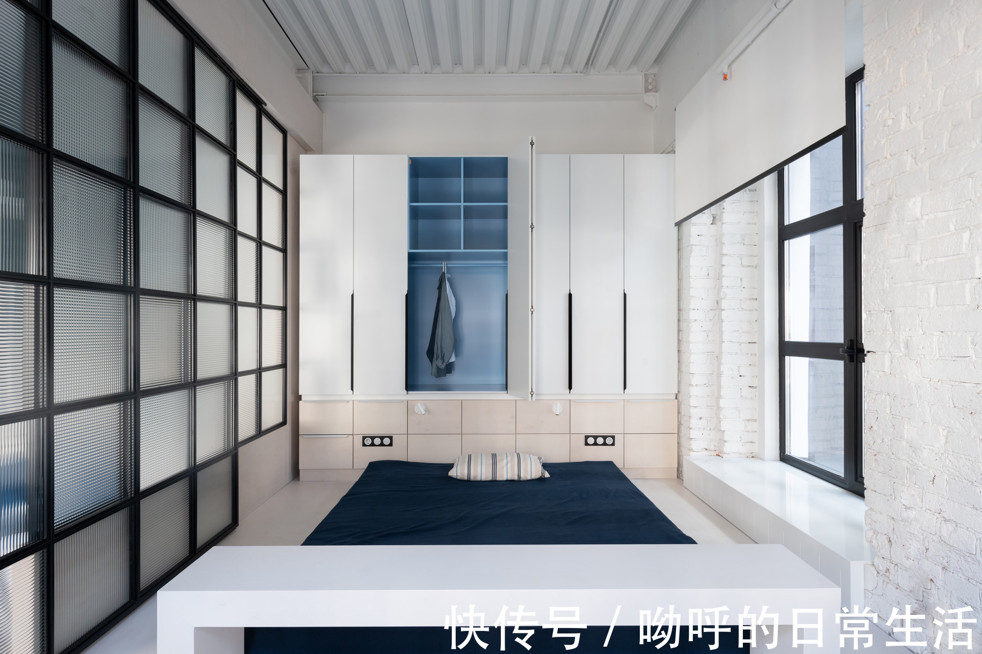 全尺寸|LOFT公寓设计,蓝调优雅