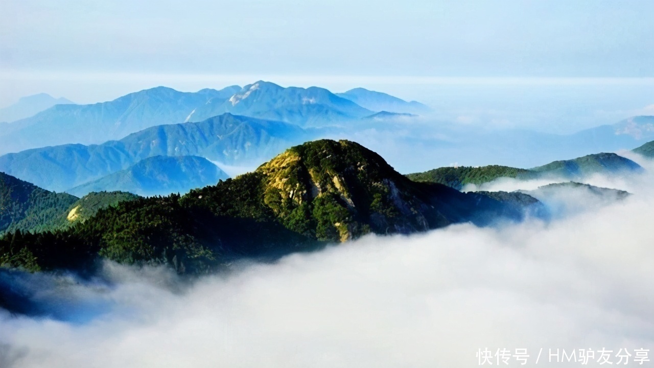 五岳|中国“最著名”的5座大山，武侠小说常写，登顶的人却不多