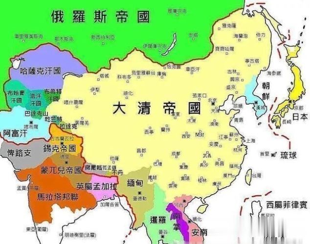 版图|越南人认为的“历史版图”,感叹如果两广没失守,国家会很强盛