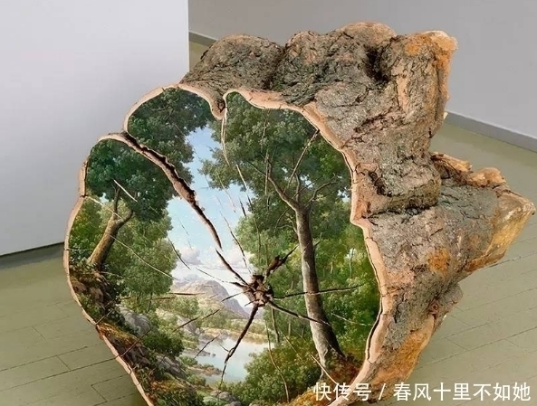 树桩$她用她的双手造出了最美的森林,大家看了她的作品都赞美不止!