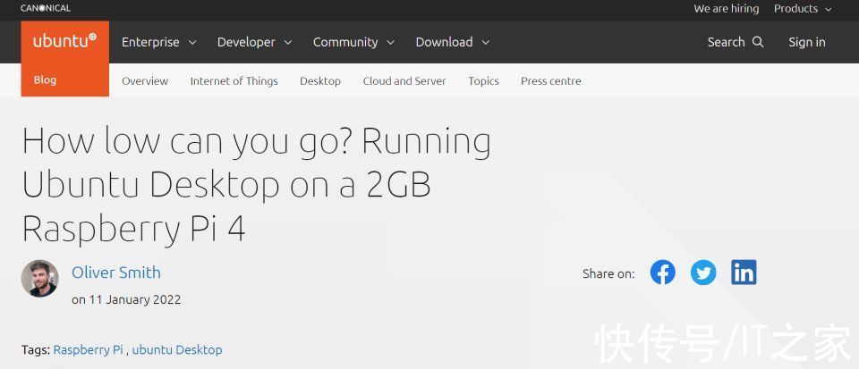 树莓派|Ubuntu 22.04 降低硬件门槛，支持在 2GB 内存的树莓派 4 上运行