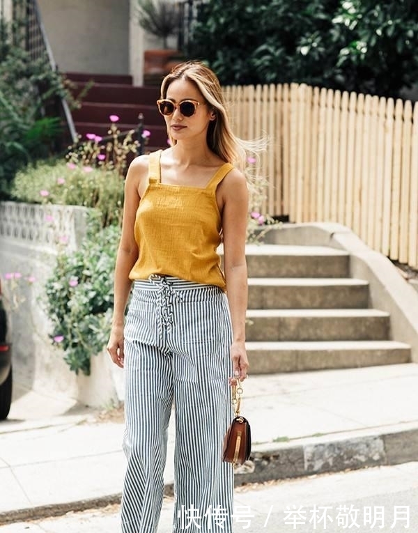 身高不足158cm的女生，穿阔腿裤熟记这3个“搭配套路”，显高显瘦