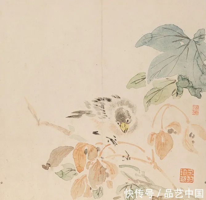 陈师曾#京剧大师的花鸟册，雅俗共赏