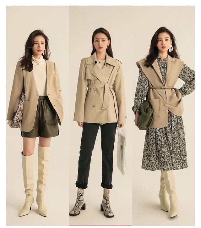 2021年初春这样配色穿搭，优雅知性显气质，美得高级又有魅力
