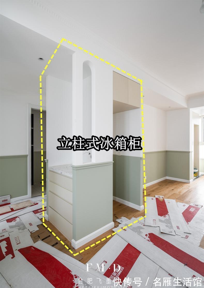 收纳|冰箱内嵌式与餐边柜组合，如今正流行，省空间、多收纳，完美设计