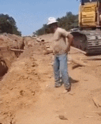 |搞笑GIF:努力的妹纸,收获好身材