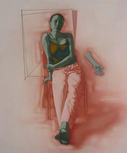 内心世界$她用女画家的敏感和细腻,画出女性的世俗之美