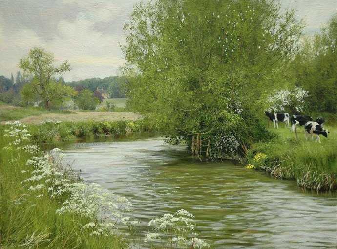 Peter#英国Peter Barker油画风景(二)