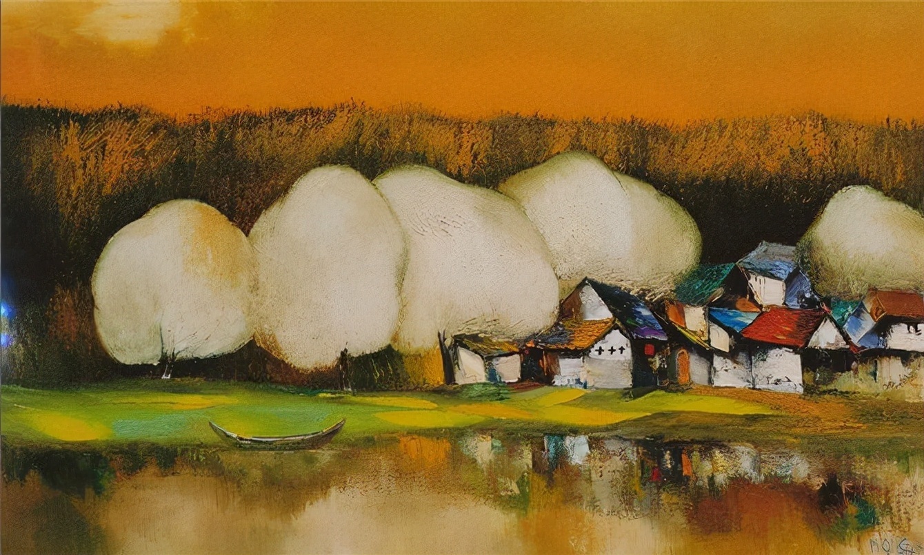 美术学院@越南画家Dao Hai Phong色彩艳丽的绘画作品