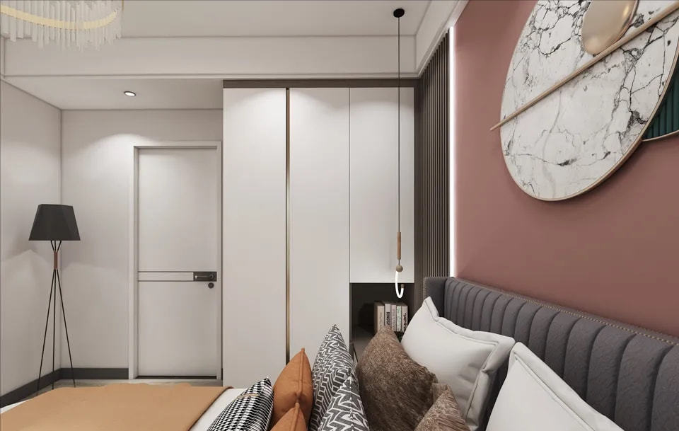 柜身|120平米满满的轻奢风,这套4房两厅设计红遍全小区