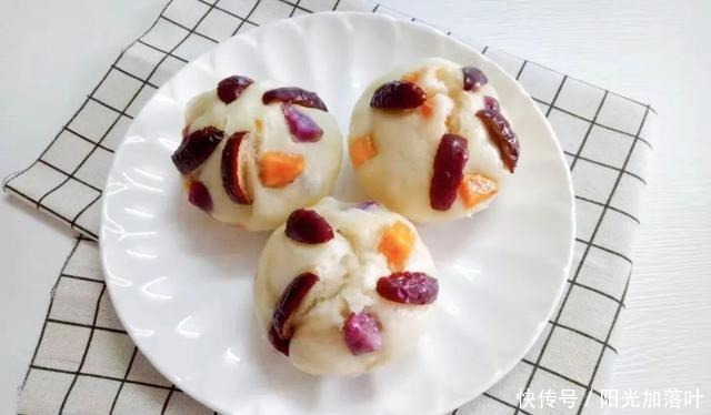 返蜜地瓜发糕|好看又好吃的点心