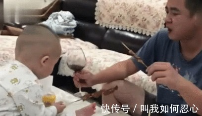 爸爸|妈妈不在家,爷俩就干上了大块吃肉大碗喝酒,太逗啦