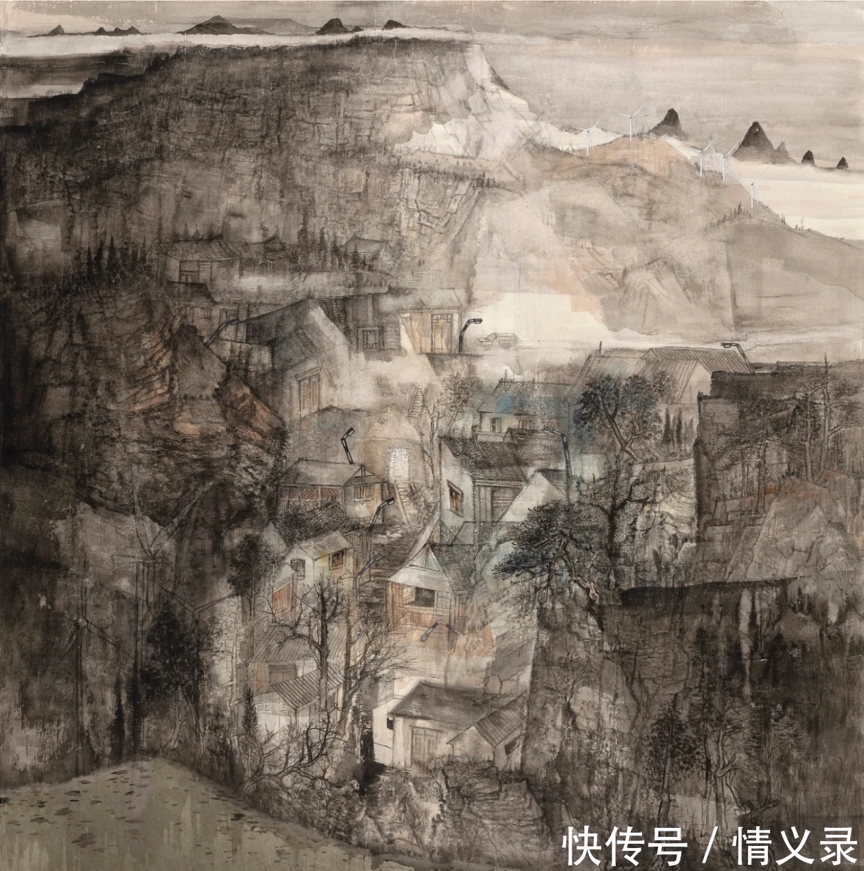 潘维荣|她不惑之年来京城,拜范扬门下学画,一学就是9年!潘维荣山水画