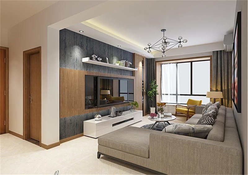 小户型|100㎡小户型老房翻新，北欧风情温馨十足，让生活更惬意