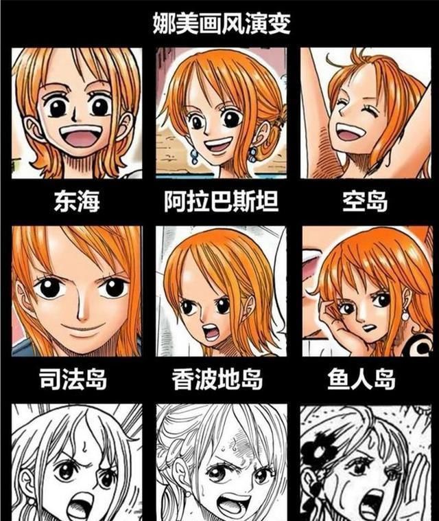 男主角|海贼王漫画画风变化,女性身材不如以前,比例失调太夸张