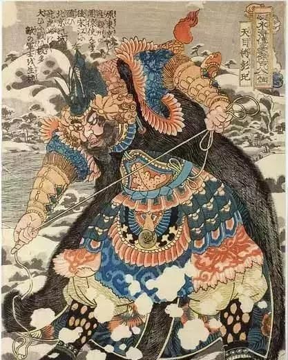 浮世绘&日本人眼中的梁山好汉长啥样——歌川国芳笔下的水浒人物