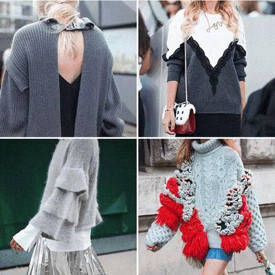 开春赶紧告别黑白灰，彩色毛衣有春日feeling，减龄又清新