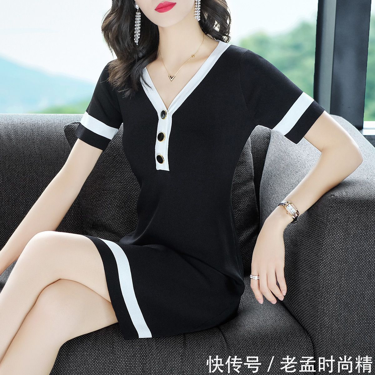 字裙 邻居都夸我老婆年轻,就因穿了这“娃娃”减龄裙,49岁嫩像28