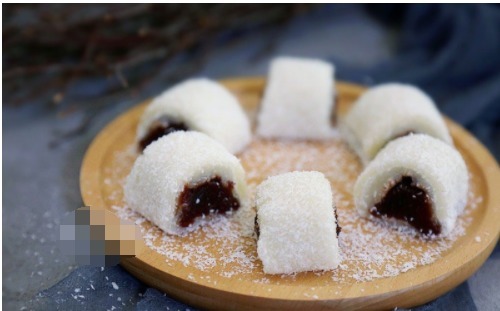 比买|没花多少钱,在家做的小点心比买的还好吃,又软又糯