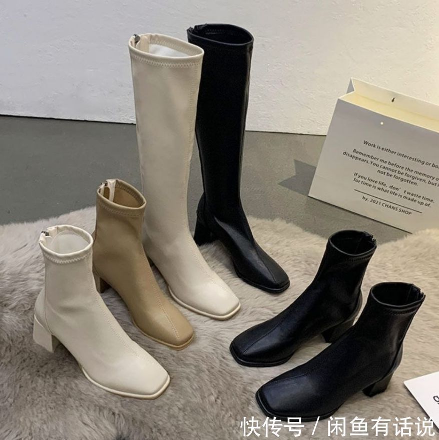 复古感 今年冬天火了一种穿法:叫“半裙+低跟靴”,优雅减龄,谁穿谁美