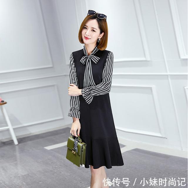 mm|显瘦大码连衣裙,胖MM也能穿出气质感