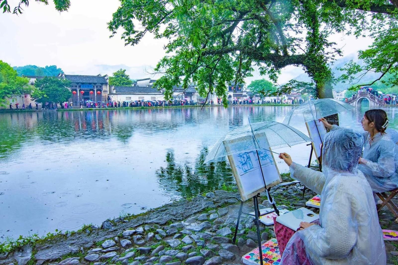 雨中宏村 来自江南的国画