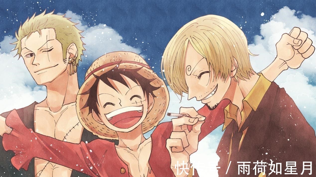 路飞|海贼王草帽团三大主力壁纸分享,三人版巨型大皇帝也有灵魂