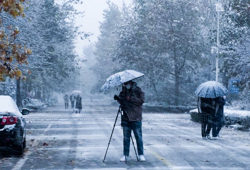 冬雪|山传初雪，许你一场深情共白头