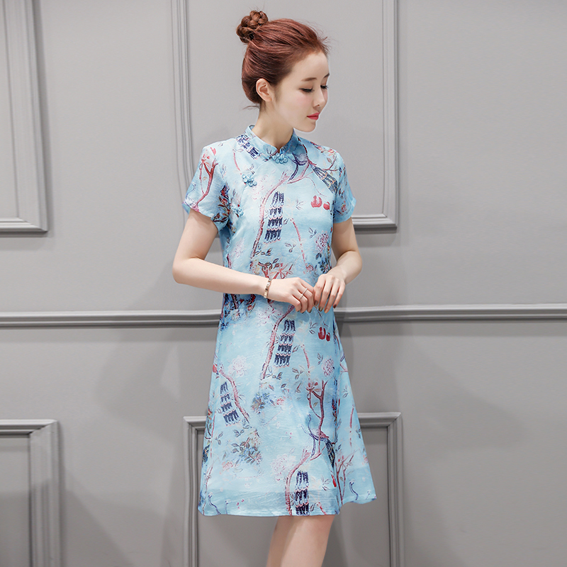 改良版|正流行的改良旗袍连衣裙,刚刚好的韵味,典雅之余又不失魅惑十足