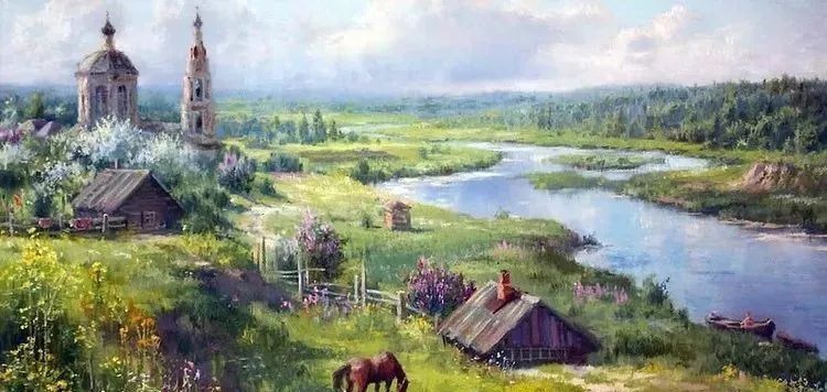 笔下|4位俄罗斯油画家笔下的绝美风景,带大家一饱眼福