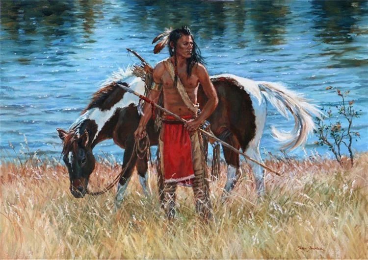 莎朗·斯坦德里奇#美国西牧风情油画 | 莎朗·斯坦德里奇作品欣赏