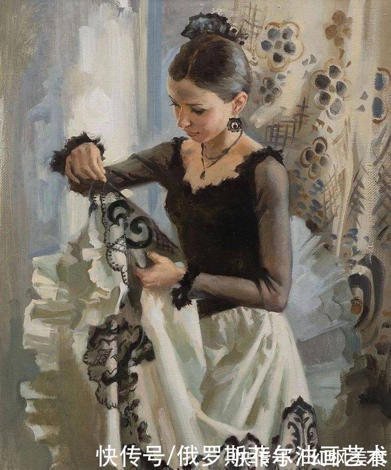 沃斯特雷佐娃!俄罗斯画家阿纳斯塔西娅·沃斯特雷佐娃漂亮油画作品欣赏