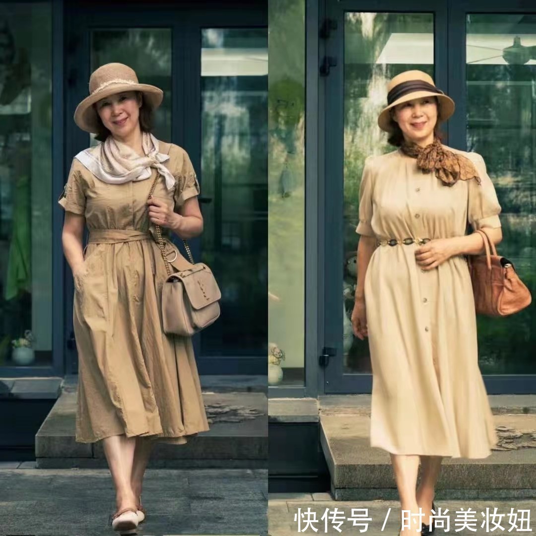 年轻人|65岁比年轻人还时髦，身材微胖相貌平平，却穿得高级优雅