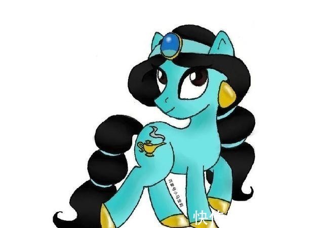 小马|当迪士尼公主变成小马宝莉化,白雪公主好萌啊,贝儿公主太可爱了