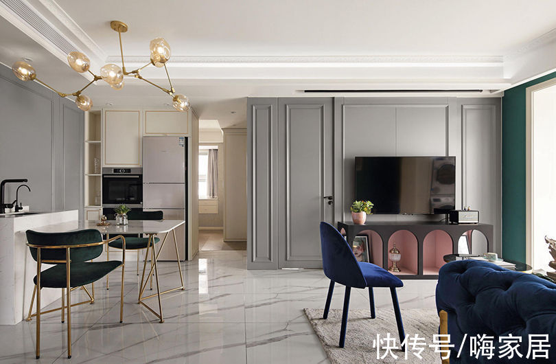 法式|郑州88平法式风格装修实景 果断收藏了