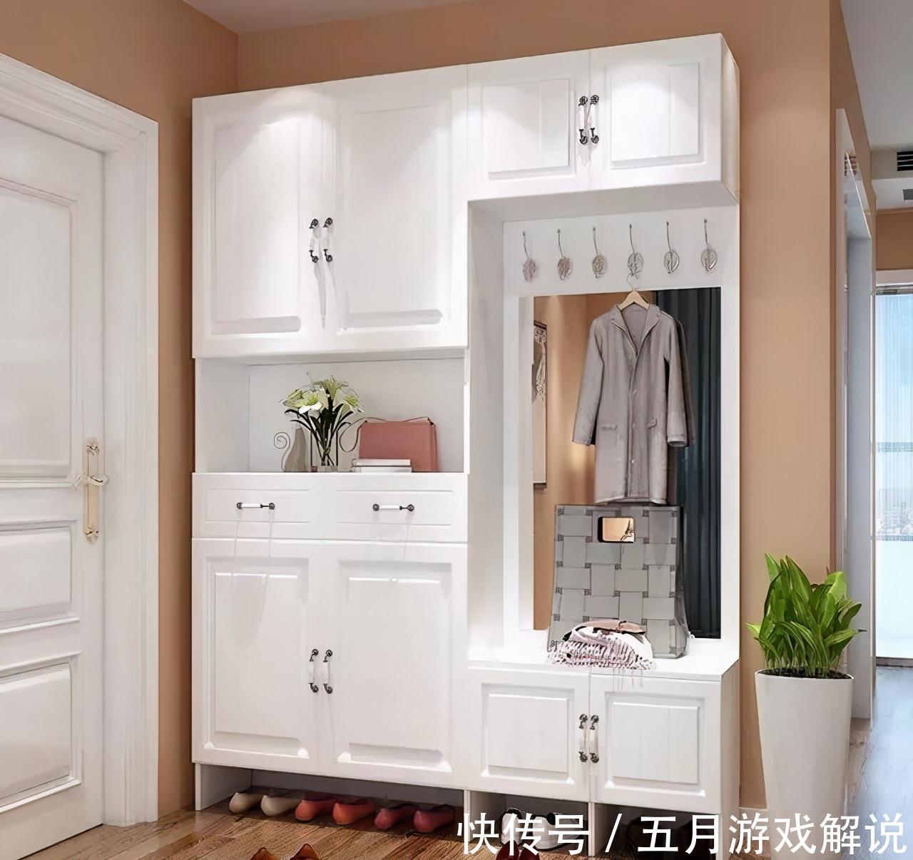 定制|新房的玄关鞋柜就该这么装,入门门面超实用大气,朋友看了超羡慕