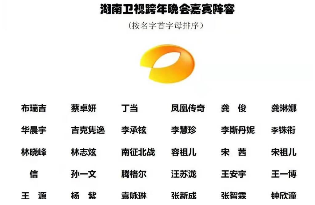 五大衛(wèi)視跨年夜陣容曝光，湖南衛(wèi)視坐擁5大頂流，肖戰(zhàn)暫定東方臺