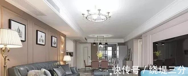 粉色调|130平米轻奢美式风新房,颜色搭配恰到好处,温柔而迷人!