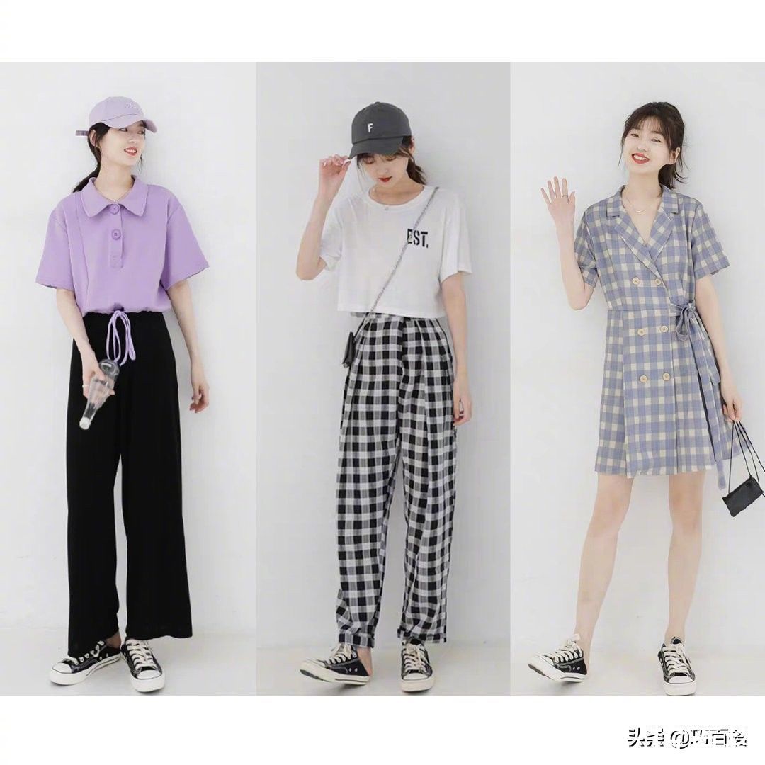单品|27套清爽利落的夏季穿搭，显高显瘦没商量，大学生跟着穿很时尚
