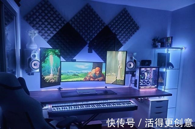显示器|超酷的家庭办公室,充满创意的家居工作空间!