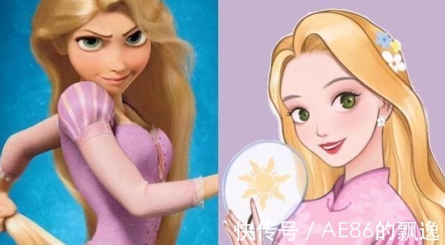 迪士尼公主|当迪士尼公主穿上旗袍,白雪公主秒变民国风,贝儿大眼睛很勾人!