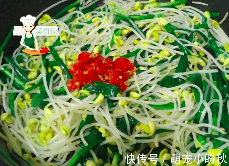 韭菜炒豆芽|韭菜和它是天生一对,一周吃3次,清肠排毒,腰小一圈,肚腩变平