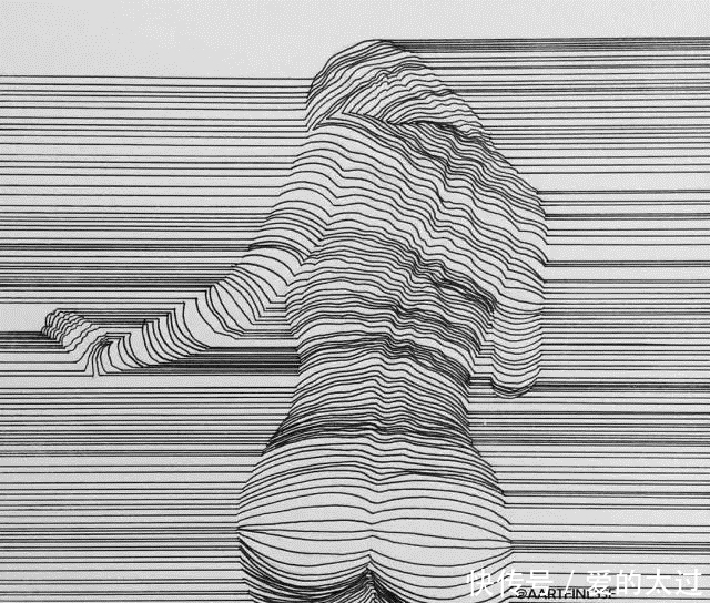 这才是线条画的最高境界!