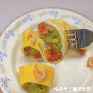 关晓彤同款,牛油果能量蛋卷,低脂减肥餐~