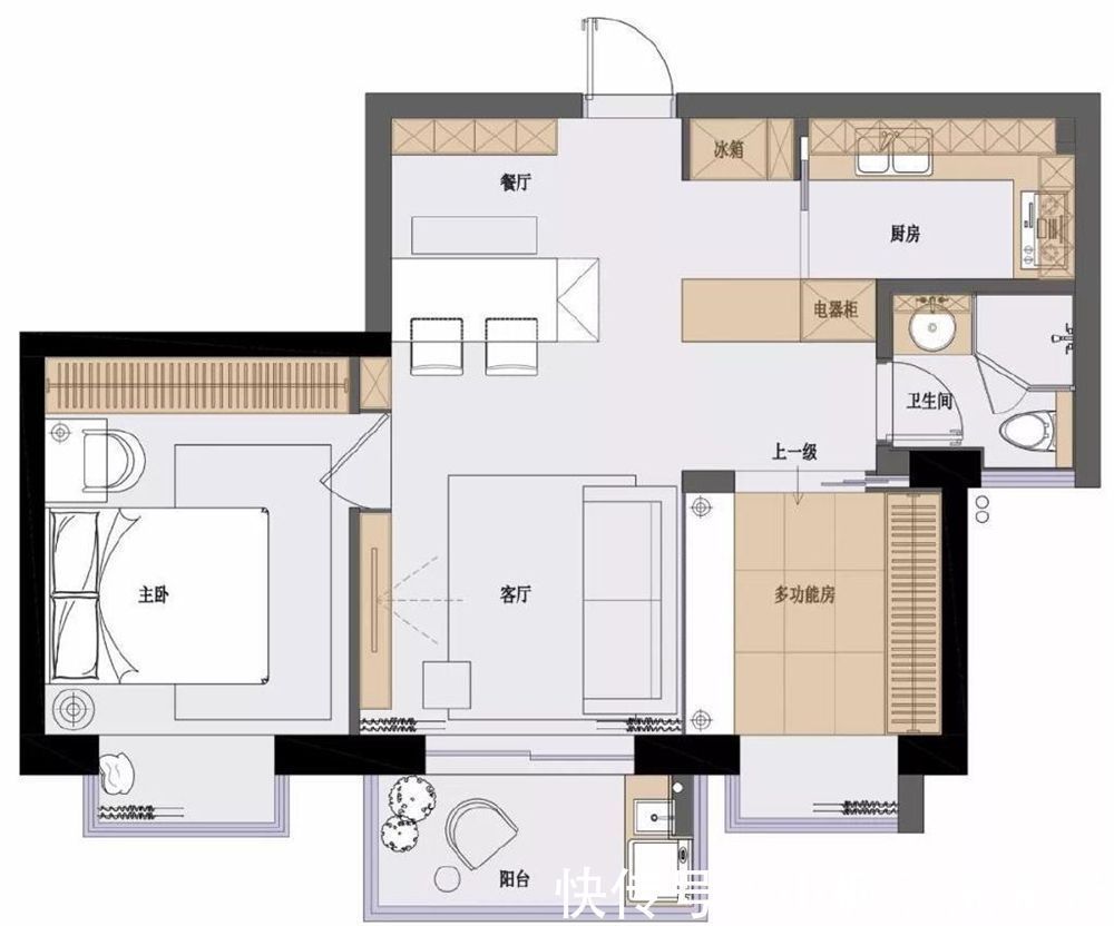 主卧|76㎡北欧风两室一厅，全屋装修清新明亮又通透，真的太漂亮了