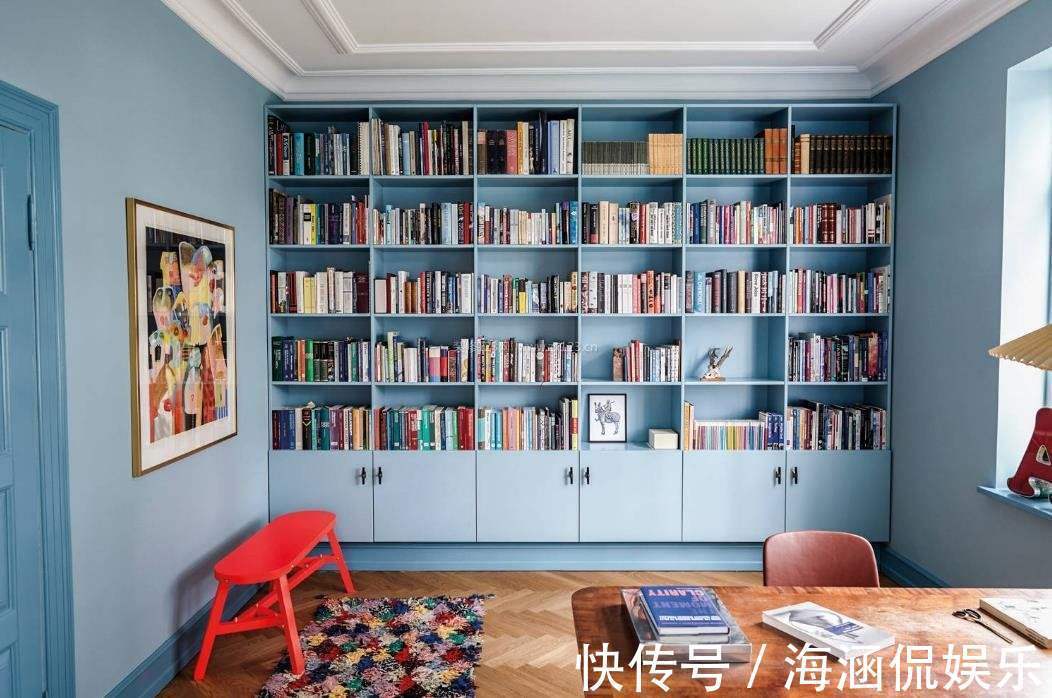 电视柜|没有书房太烦心4种书架设计方案，空间再小也能打造出独立书房