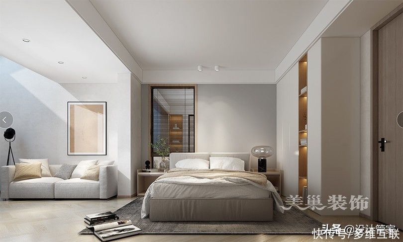 嵌入式|140平浪漫舒适的小复式,返璞归真的空间,日子过得精致惬意